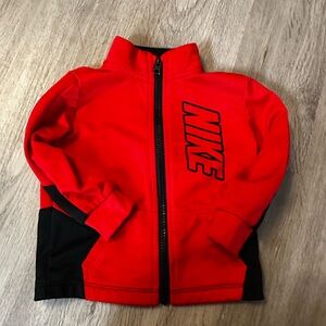 Nike Black and Red Sports Jacket
